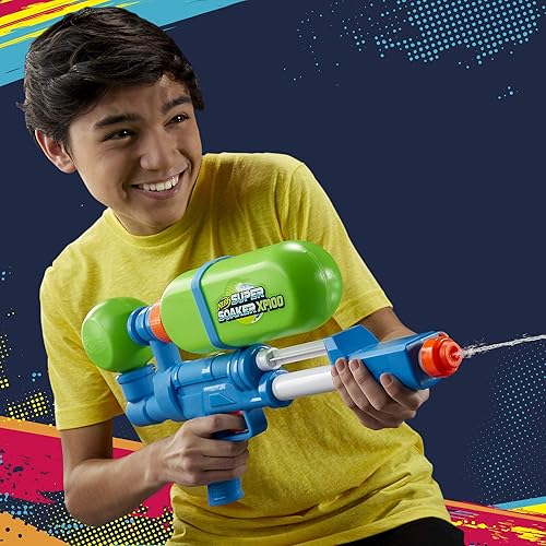 Miniatura 7 de Nerf Super Soaker XP100 - Pistola de agua, chorro continuo a presión de aire, tanque extraíble, para niños, adolescentes, adultos