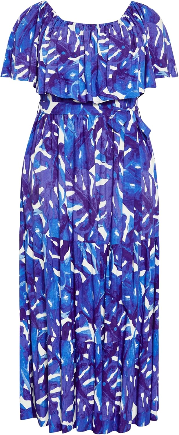 City Chic Womens Maxi Dress - Boardwalk Print - Image 5