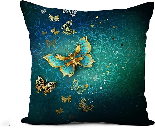 Miniatura 4 de Funda de almohada de lino colorido color otoñal en Aspen Glade Utah USA Orange 16 x 16 pulgadas, funda de almohada cuadrada de algodón y lino para