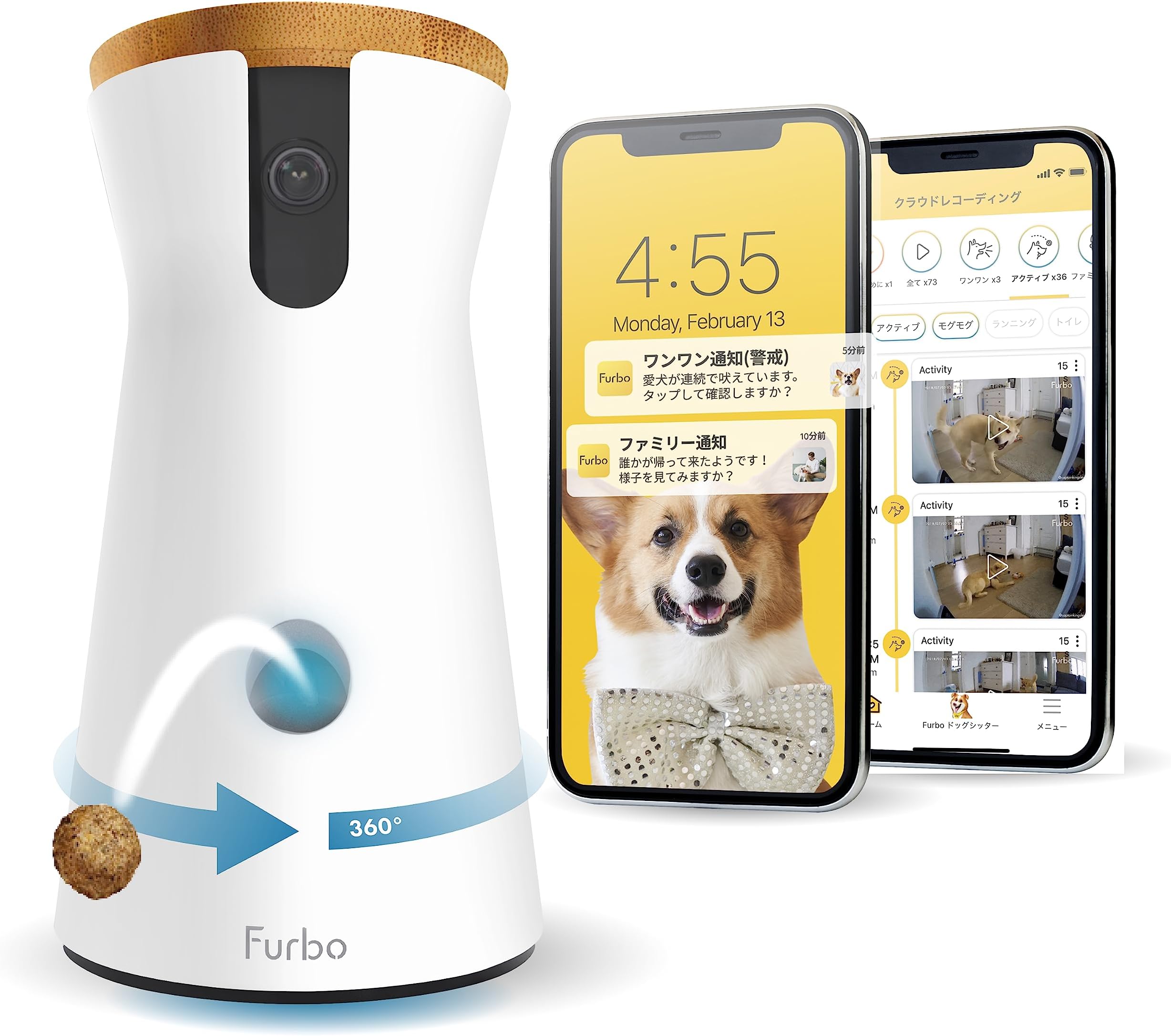 Furbo Dog Camera 360° View Premier Subscription Package Furbo Pet Dog Cat Subscription Required