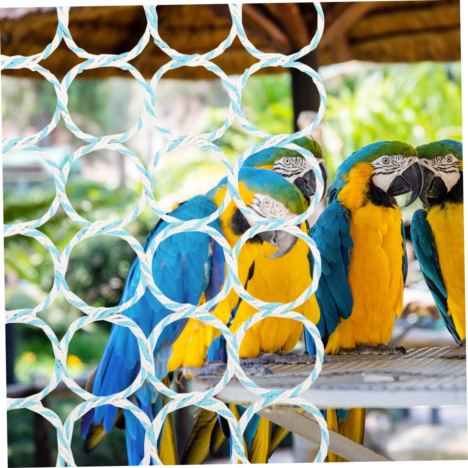 Mipcase 2stücke Hängendes Vogelspielzeug Für Wellensittiche Und Papageien Buntes Kletternetz Für Vögel Langlebig Und Leicht Zu Installieren Sorgt Für Unterhaltung Und Im Käfig