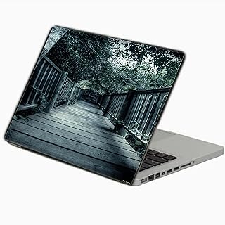 TAT Stains Liquid Texture Printed Laptop Sticker Multicolour-15.6 inch-4203