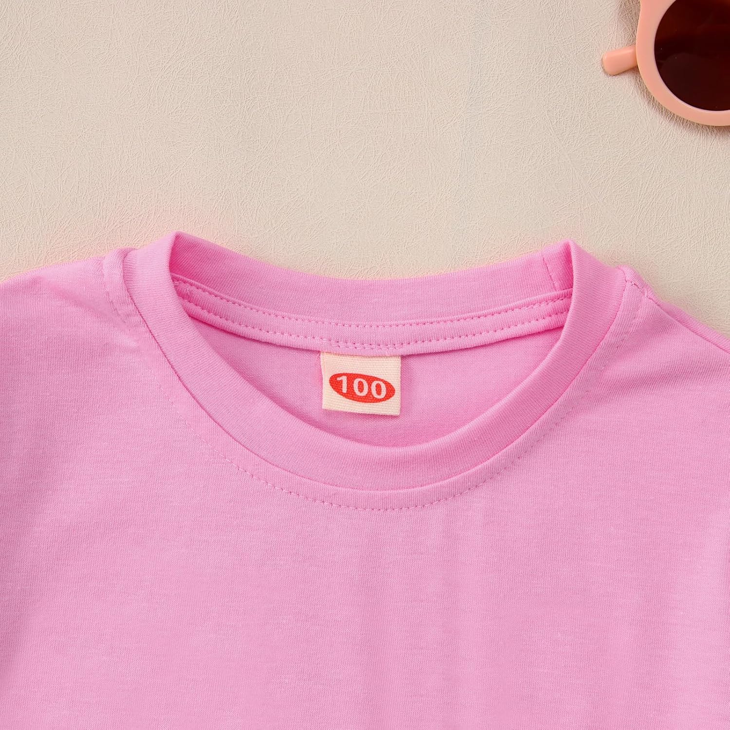 Ritatte Toddler Baby Girl Birthday Shirt Sequin Glitter Numbers Embroidery T-Shirt Outfit Chenille Patch Gift Tee Tops 1-4T - Image 4