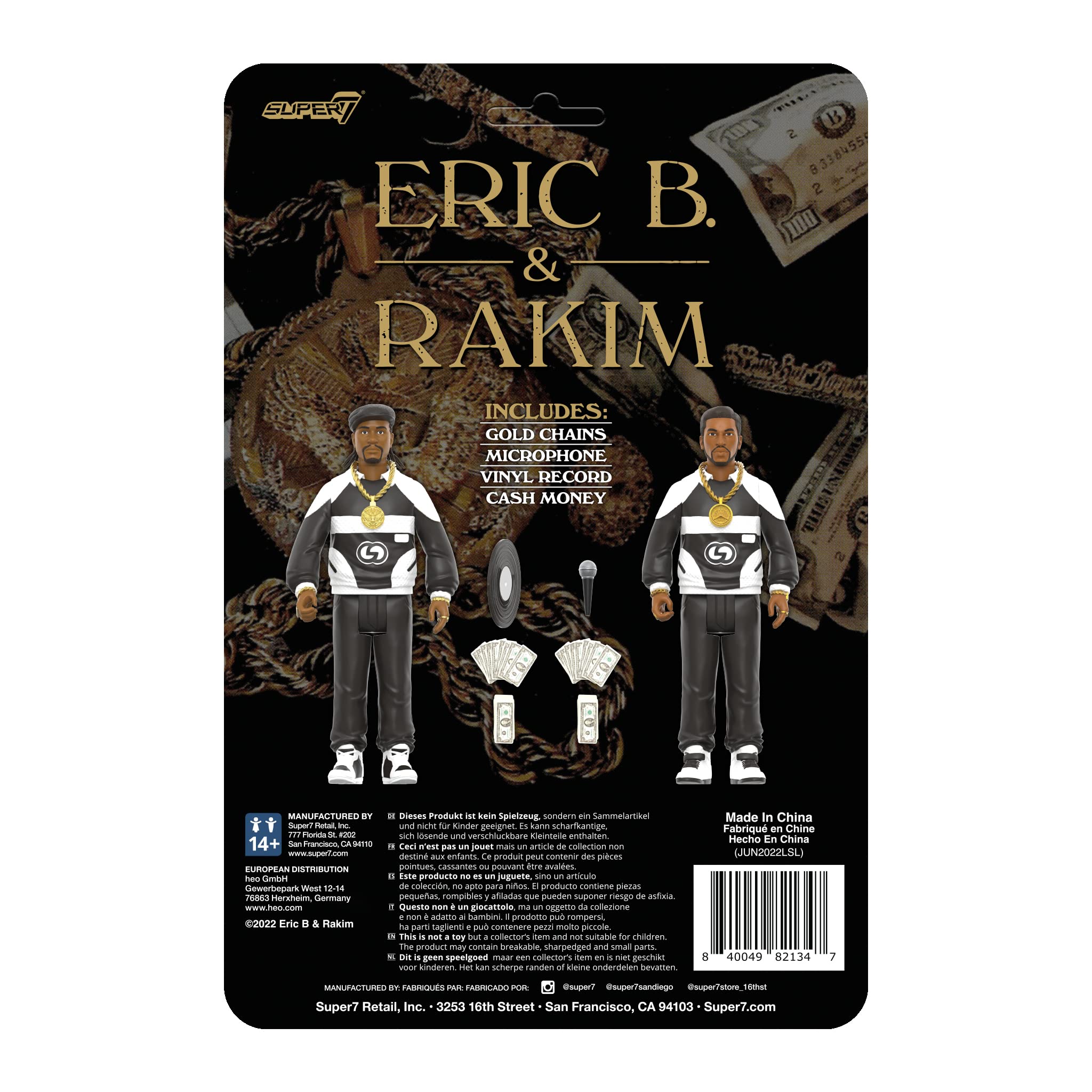 Eric B. And Rakim (レアオリジナル) Super 7 Eric B. & Rakim ReAction Figures – Black Sheep Skate