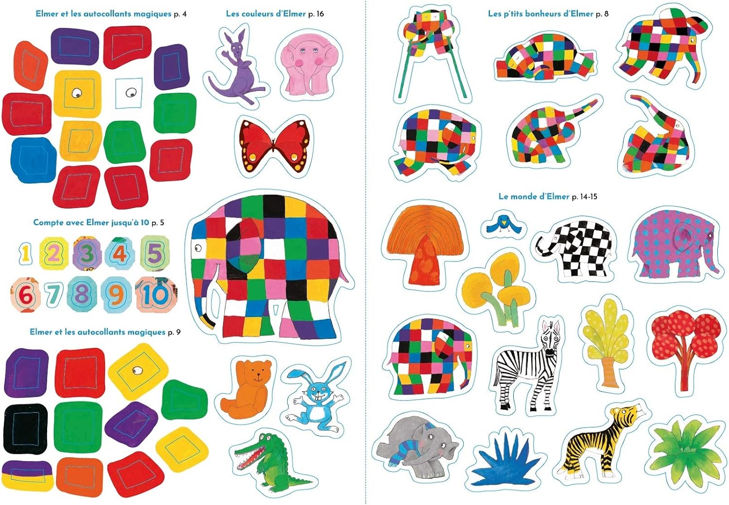 MES ACTIVITES AVEC ELMER