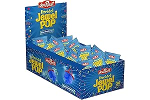 Jewel Pop Hanukkah Dreidels Blue Raspberry Candy Rings