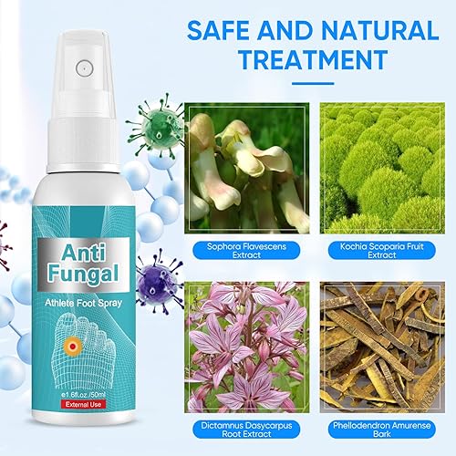 Miniatura 5 de Athletes-Foot-Spray Atletes-Tratamiento de Pies-Aerosol Atletas-Tratamiento de Pies-Para-Pie-Suavida-Ingredientes Naturales 1.7fl oz 1.6fl.oz.