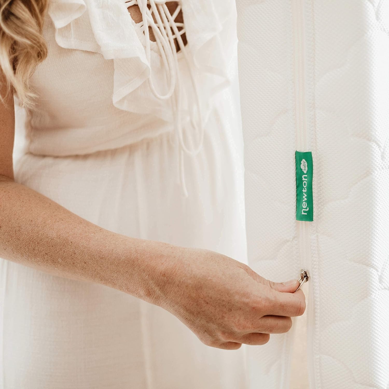 Newton Baby Crib Mattress and Mattress Pad Bundle - 100% Breathable Proven to Reduce Suffocation Risk, 100% Washable, 2-Stage, Non-Toxic Better Than Organic : Baby