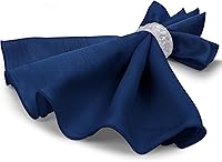 Vista 26 de Ultimate Textile -1 docena - Reversible Shantung Satin - Majestic - Servilletas de tela Majestic de 17 x 17 pulgadas color azul pizarra
