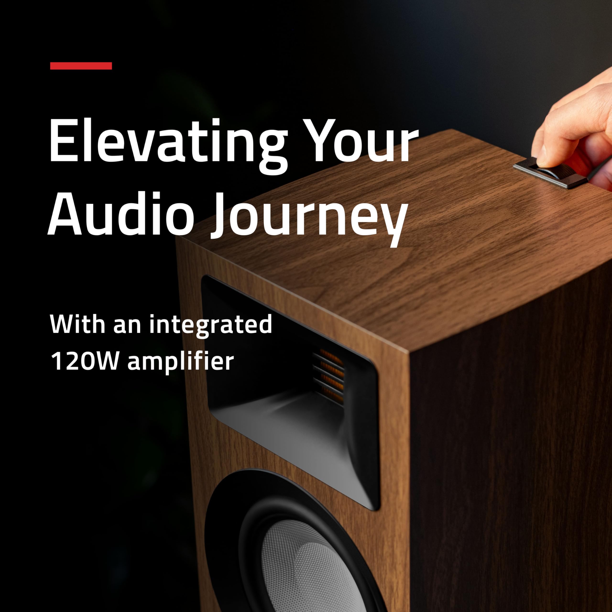 Fluance Ri71 Reference Stereo Bookshelf Speakers - High Performance AMT Tweeters - Dettaglio