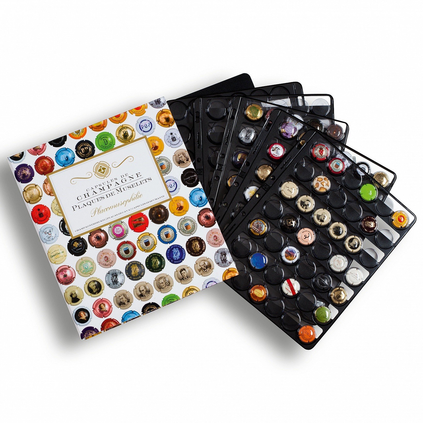 Leuchtturm, 2 Albums Champagne, 10 Feuilles Noires, pour 420 Capsules