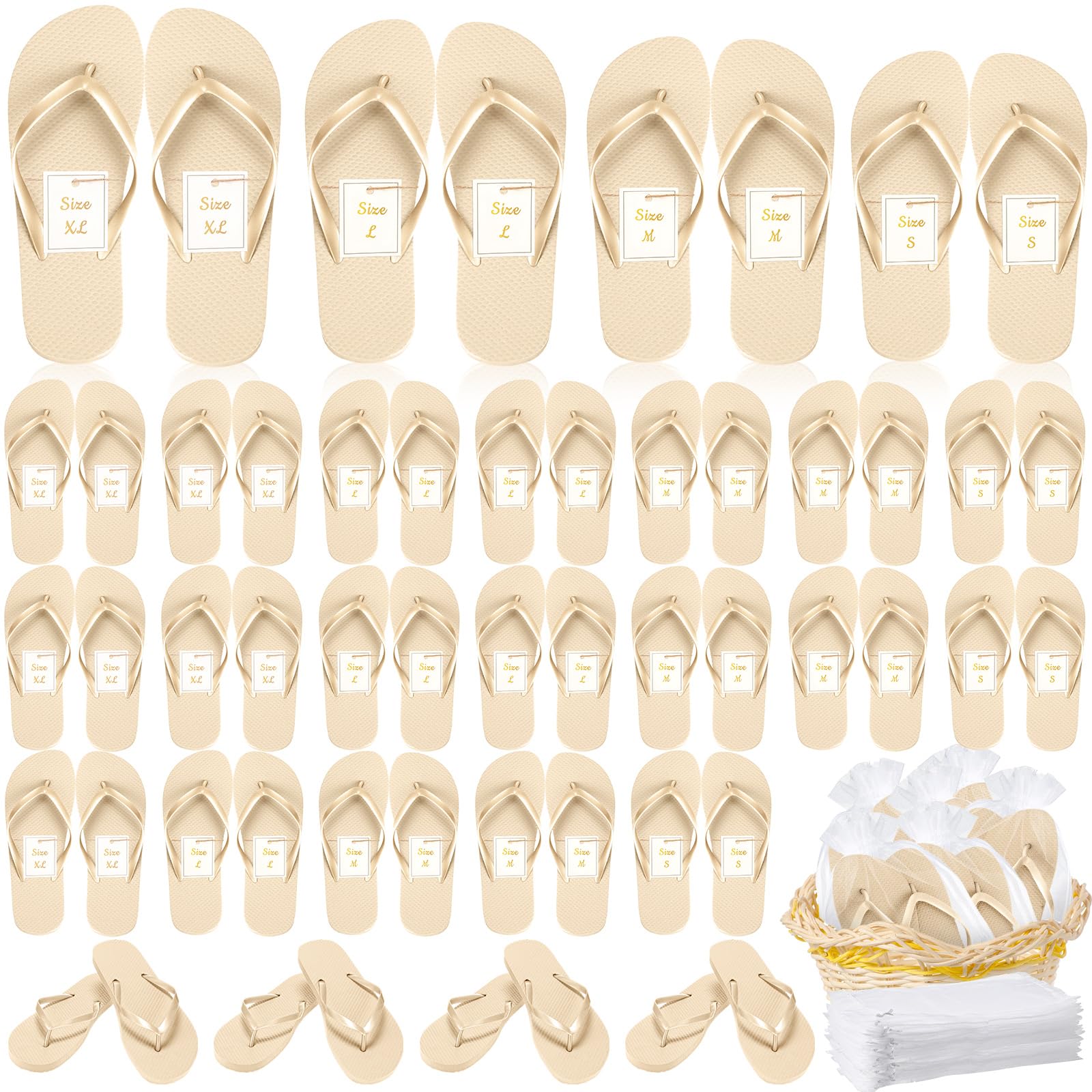 Unittype 24/48 Pairs Flip Flops Bulk