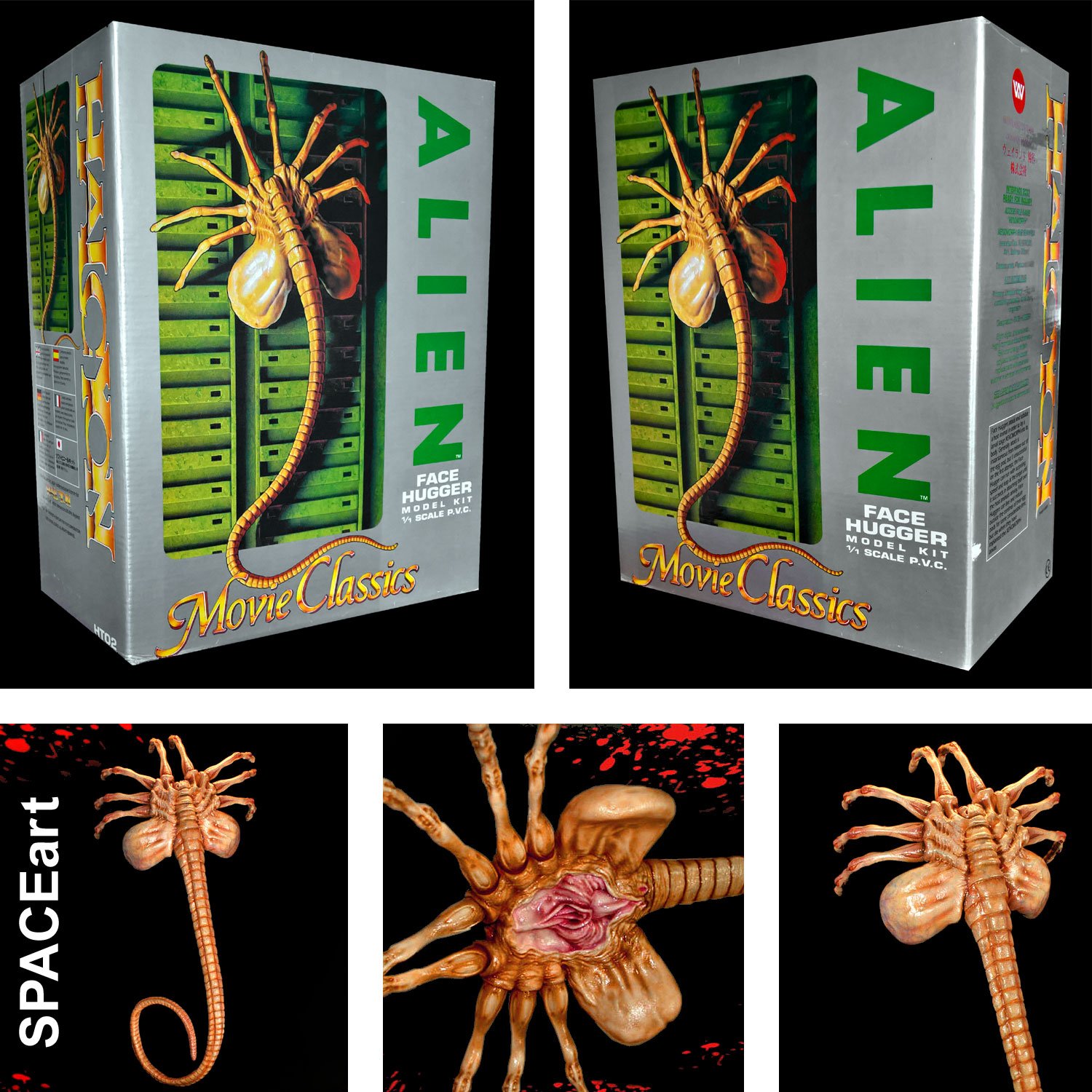 Alien Facehugger 1:1 Scale Vinyl Model Kit : Amazon.co.uk: Toys