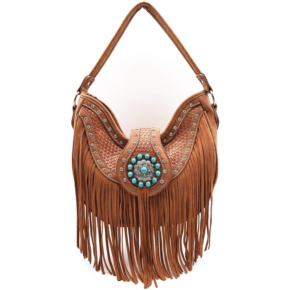 ヴィンテージ　ウエスタン　フリンジデザイン　ショルダーバッグ　ブラウン 816IeTnAV8L._UY1000_.jpg