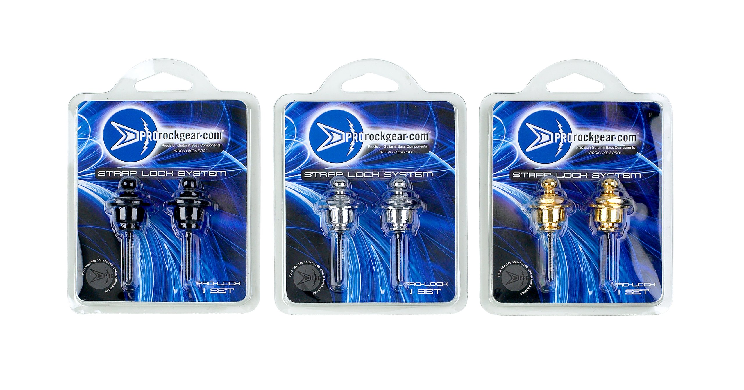 Amazon | ProRockGear ストラップロック - ニッケル | エレキギター