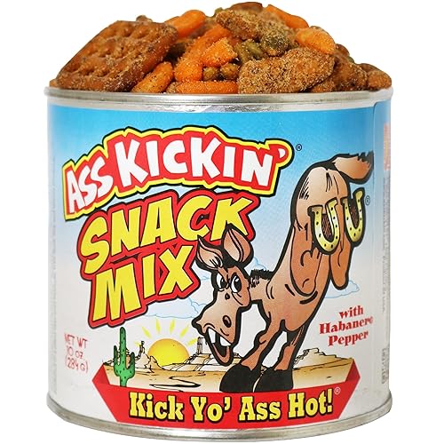 Ass Kickin' Snack Mix – 10oz can | Spicy Gourmet
