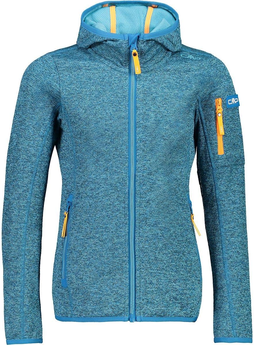 Giacca In Pile CMP Per Bambini - Unisex, Con Cappuccio, Calda E Morbida, Per Attivit&agrave; All'aperto