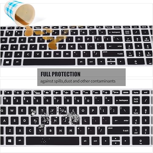 Vista 27 de Protector de teclado compatible con HP Pavilion 15.6" Series/HP 15.6" pantalla táctil portátil 15-BS020WM/HP Pavilion x360 15.6" Series/HP Envy x360