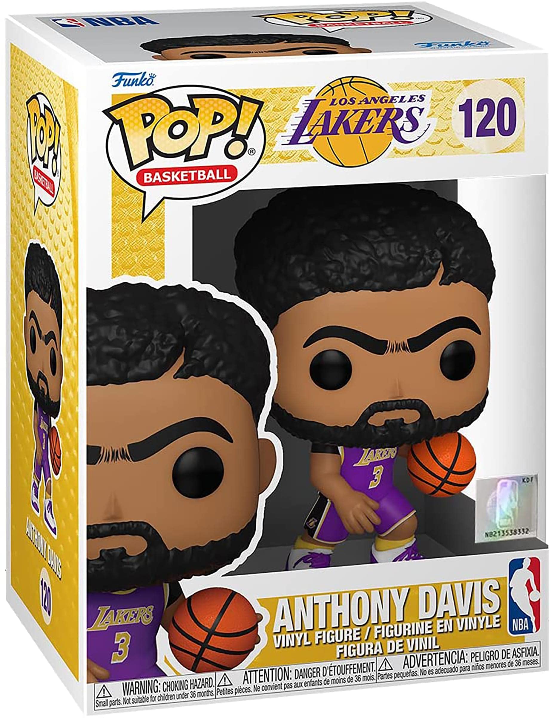 Amazon.com: Funko Pop! NBA: Lakers - Anthony Davis (Purple Jersey