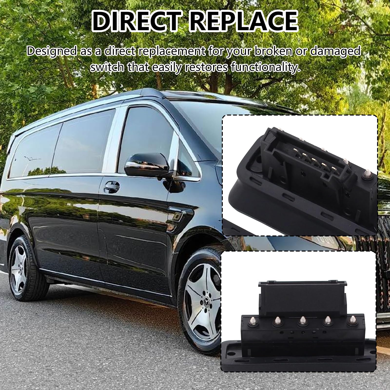 Interruttore Di Contatto Per Porta Scorrevole A 5 Pin, Connettore Di Contatto Porta Sostitutivo Per Classe V/Vito W447, Viano/Vito W639, Marco Polo, Sprinter W907, W910, Oe A9078213000, A6398200654