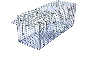 Faicuk Live Animal Cage Trap for Raccoon, Opossum, and Stray Cat