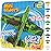 Stocking Stuffer Gifts For Boys&Girls: Foam Airplane Toy Glider Plane Styrofoam Airplanes for Kids. Launcher Air Planes Outdoor Army Toys. Military Gliders Game & Stocking Stuffers for All Ages