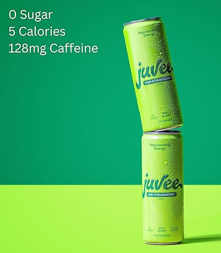 Miniatura 3 de Juvee Bebida Energética 0 Azúcar 5 Calorías (Paquete de 12) (KIWI FRESA)