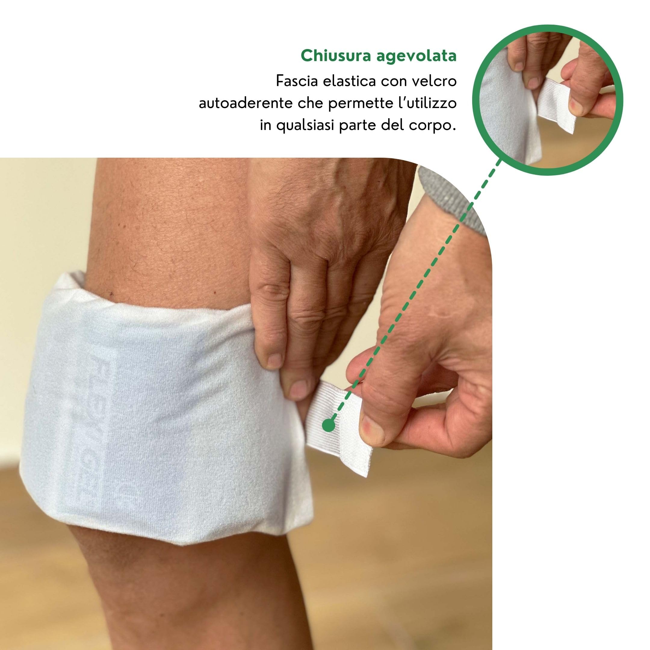 OnFarma FARMA ICE GHIACCIO IN BUSTA ISTANTANEO 20 PEZZI + TASCA PORTAGHIACCIO, Ghiaccio secco Sintetico per Traumi, Sport e Crioterapia, Pronto Uso.