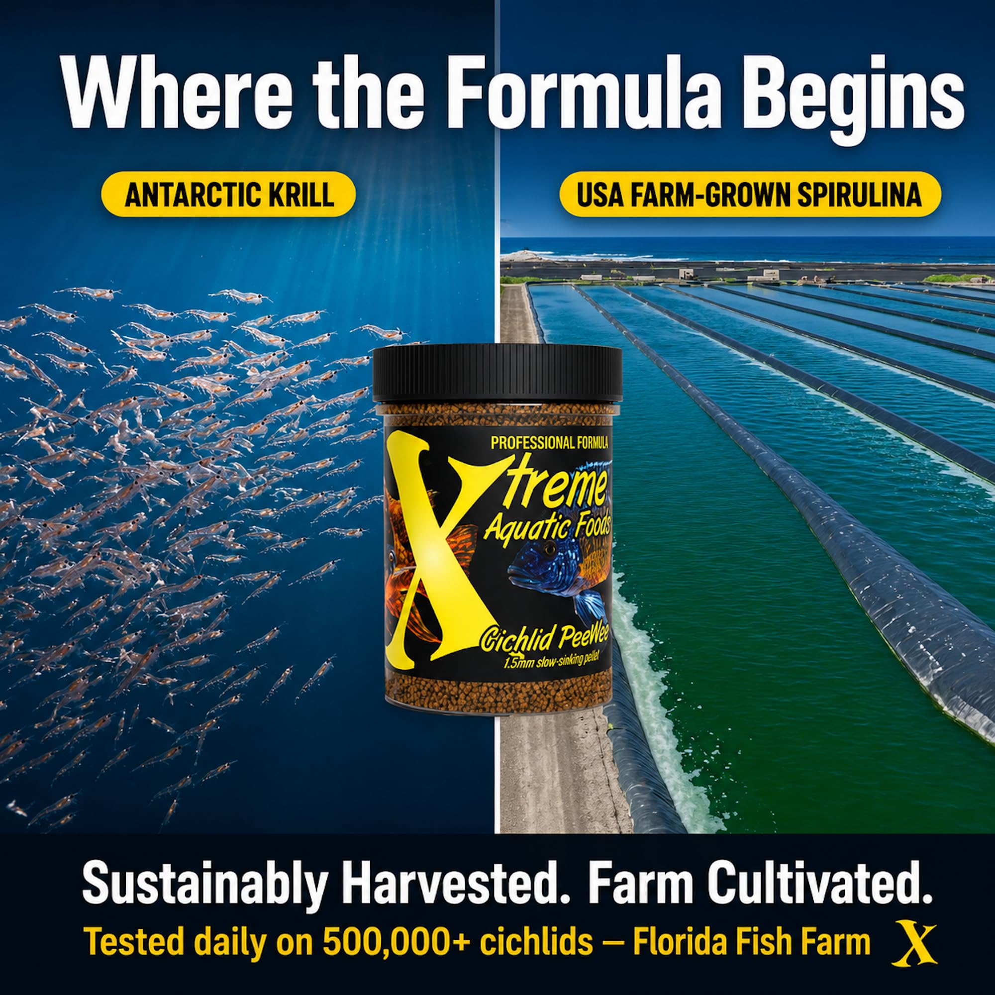 Xtreme 2217-E Aquatic Foods - Cichlidera, 50 ml