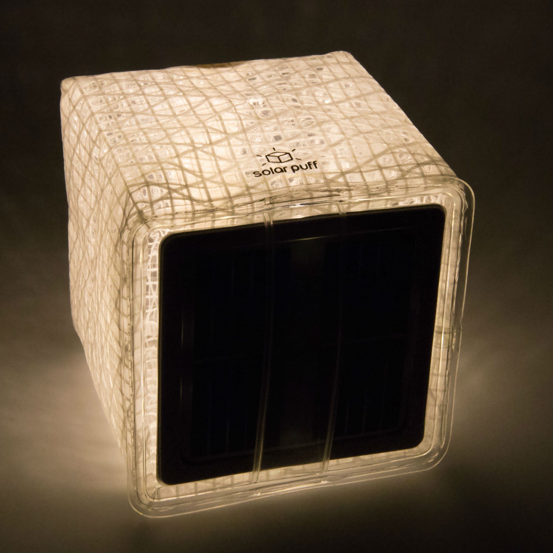 Lampe solaire pliable SolarPuff 1 pièce blanc chaud