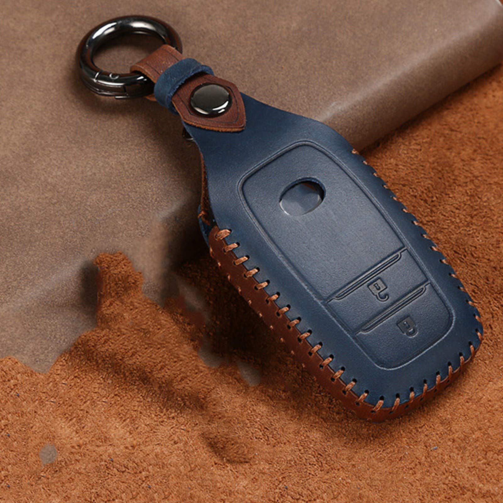 Leather car key case shell Full cover, For Toyota Crown Highlander new RAV4 Camry Carola Leling Prado 2020