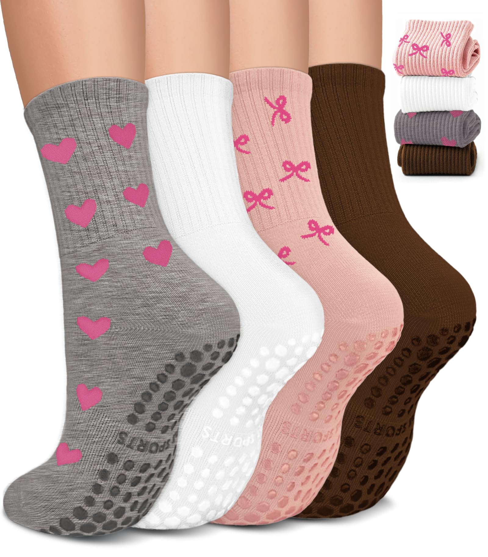 BLONGW Pilates Socks for Women