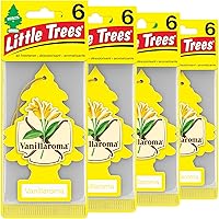 Vista 220 de Little Trees - Ambientador de árbol colgante que proporciona un aroma de larga duración para tu hogar o tu auto. Aroma Summer Linen, 24