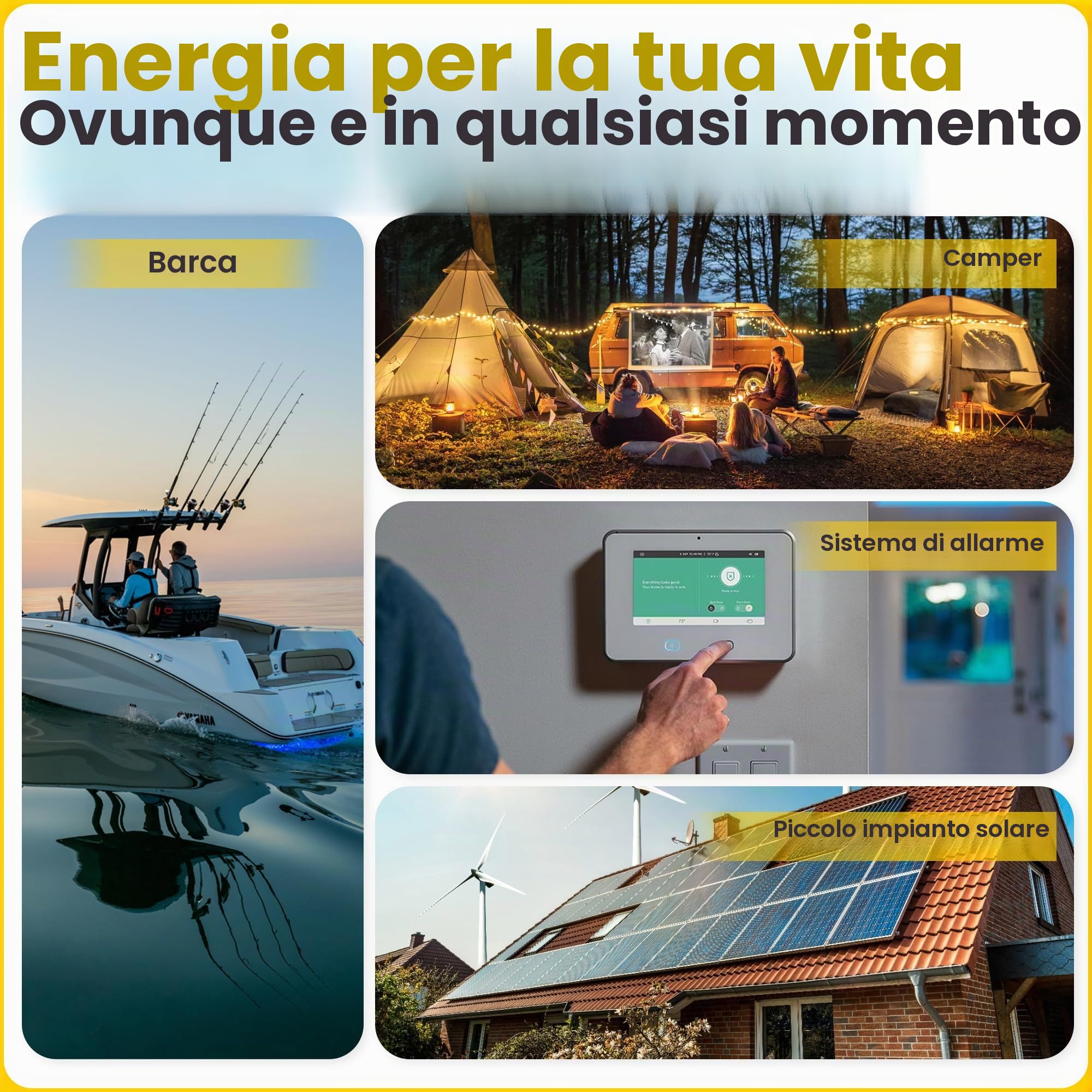 Offgridtec Batteria Solare AGM VRLA 12V 32Ah 20HR, Batteria AGM Deep-Cycle per Impianti Solari e Ibridi, Terminali a Vite M6, Bassa Autoscarica, Esente da Manutenzione, a Prova di Perdite