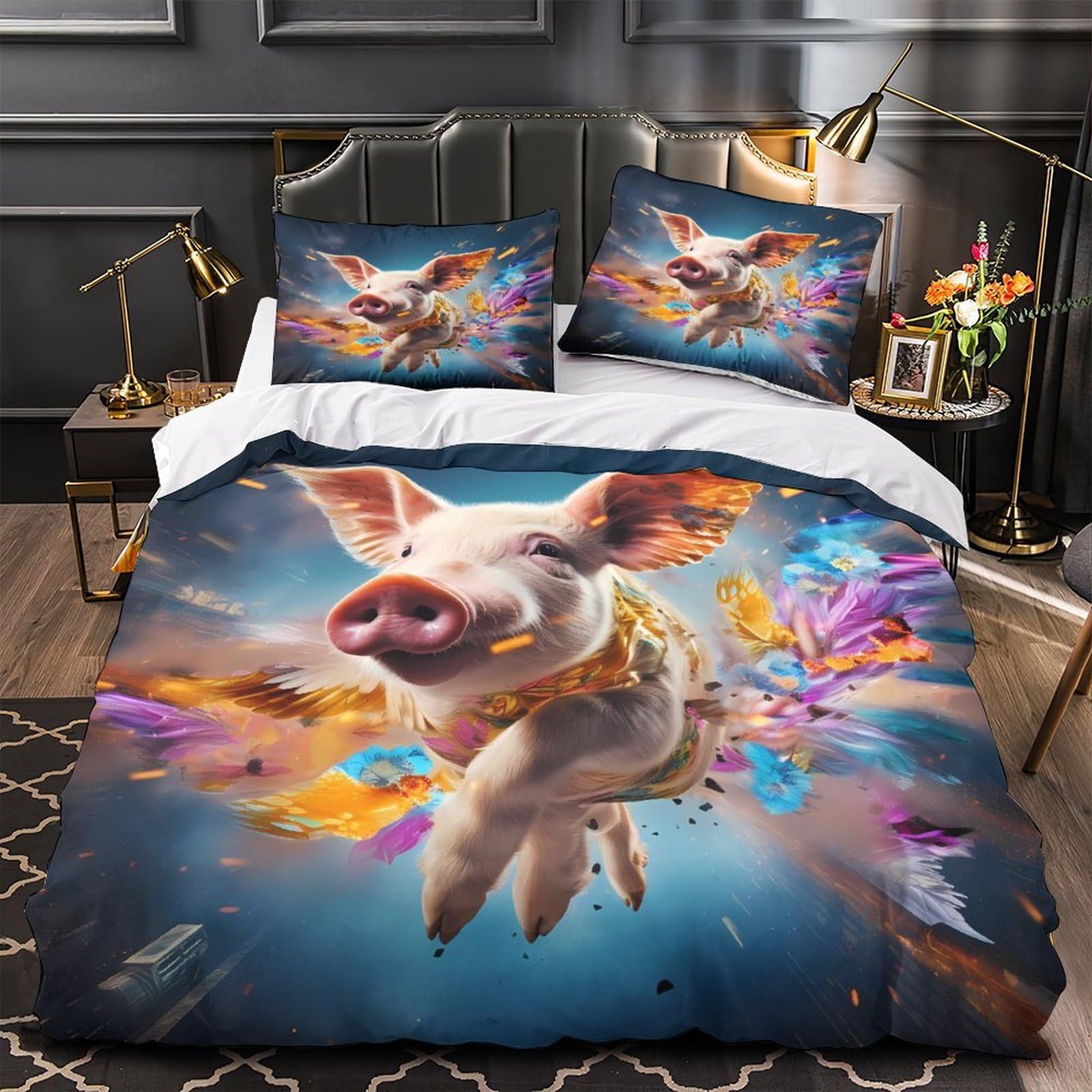 Housse de couette Gilmore Girls microfibre 3D effet confort