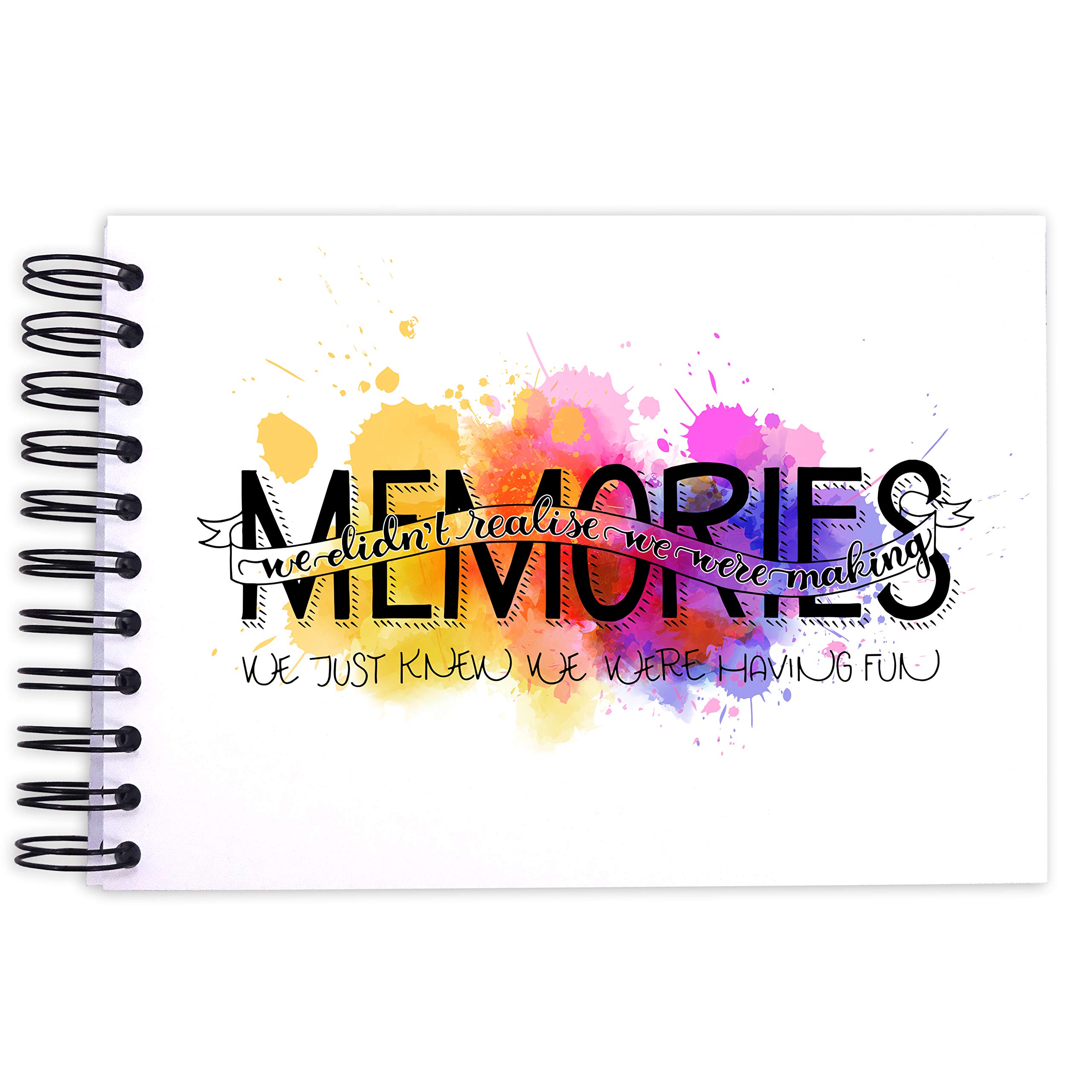 A3/A4/A5 Splash Making Memories, Scrapbook, Card Pages, Photo Album, Memory Keepsake, Landscape (A3 (Kraft Pages))