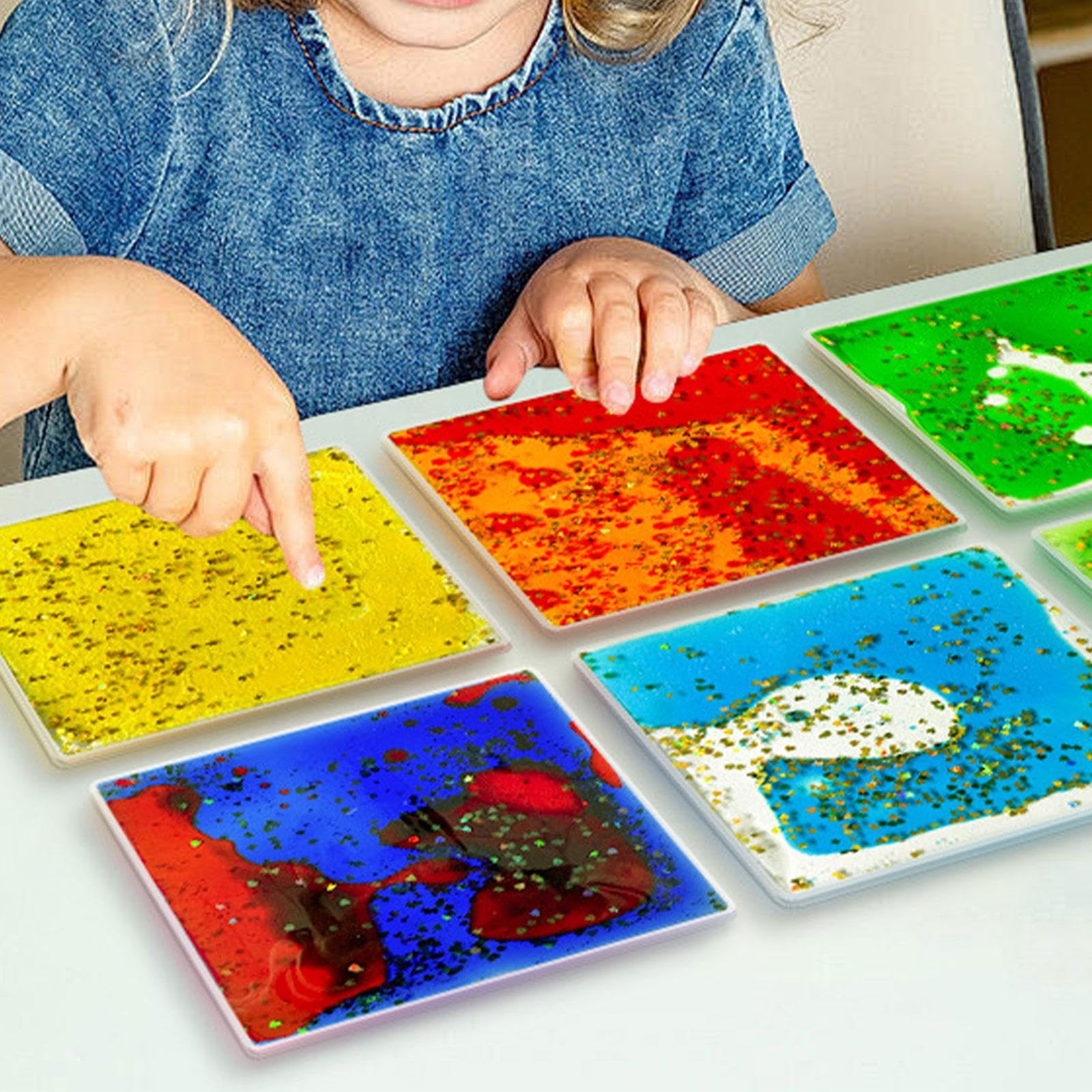 12 Pezzi Giocattoli Educativi con Gel Sensoriale Giocattoli Calmanti per Bambini Ideali per Apprendimento E Divertimento Adatti per Scuola E, Piazza