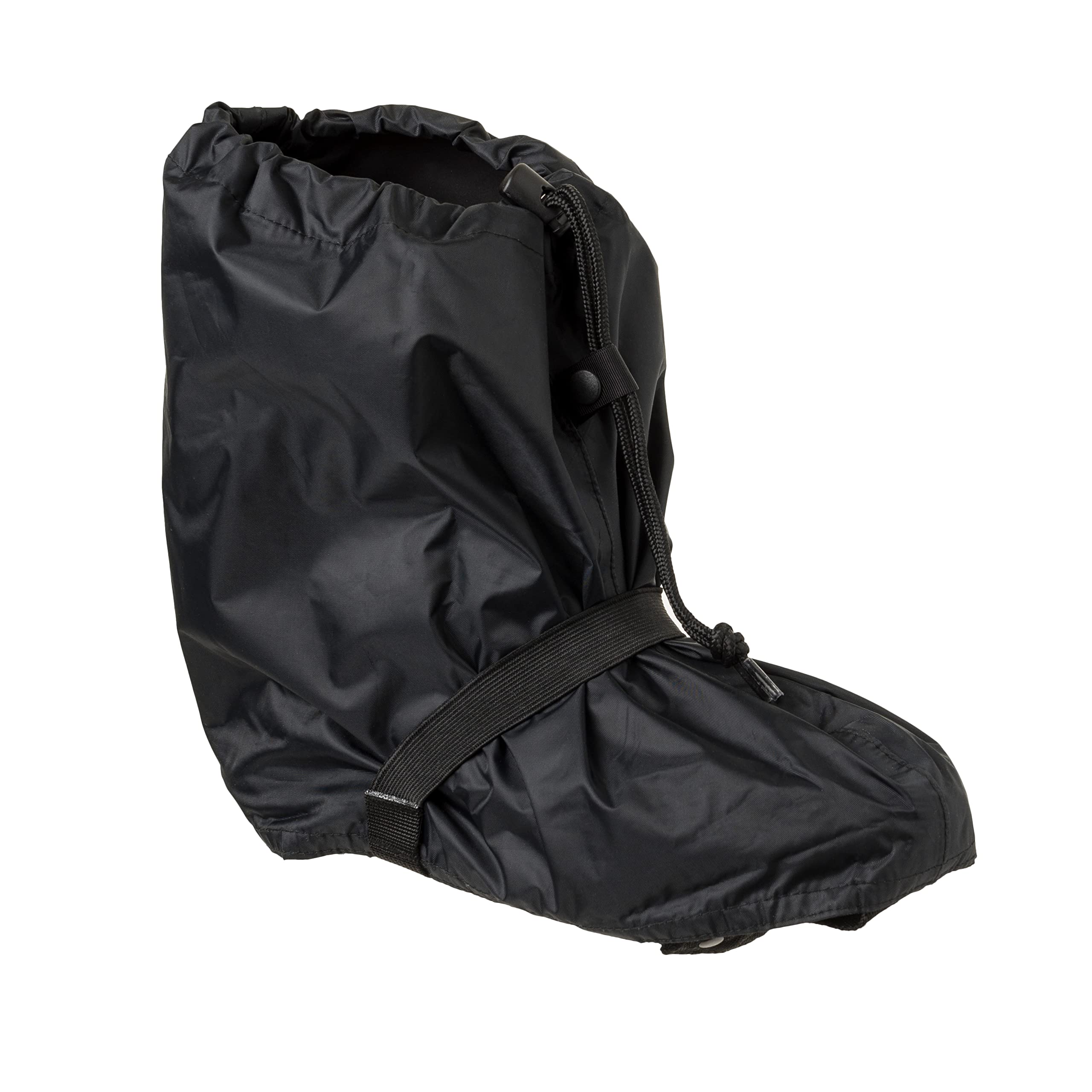 AGU Quick Bike Stiefel Essential Regenüberzug für Radfahrer, Winddicht, wasserdicht, für Damen und Herren, reflektierend, 100% recyceltes Polyester – Schwarz