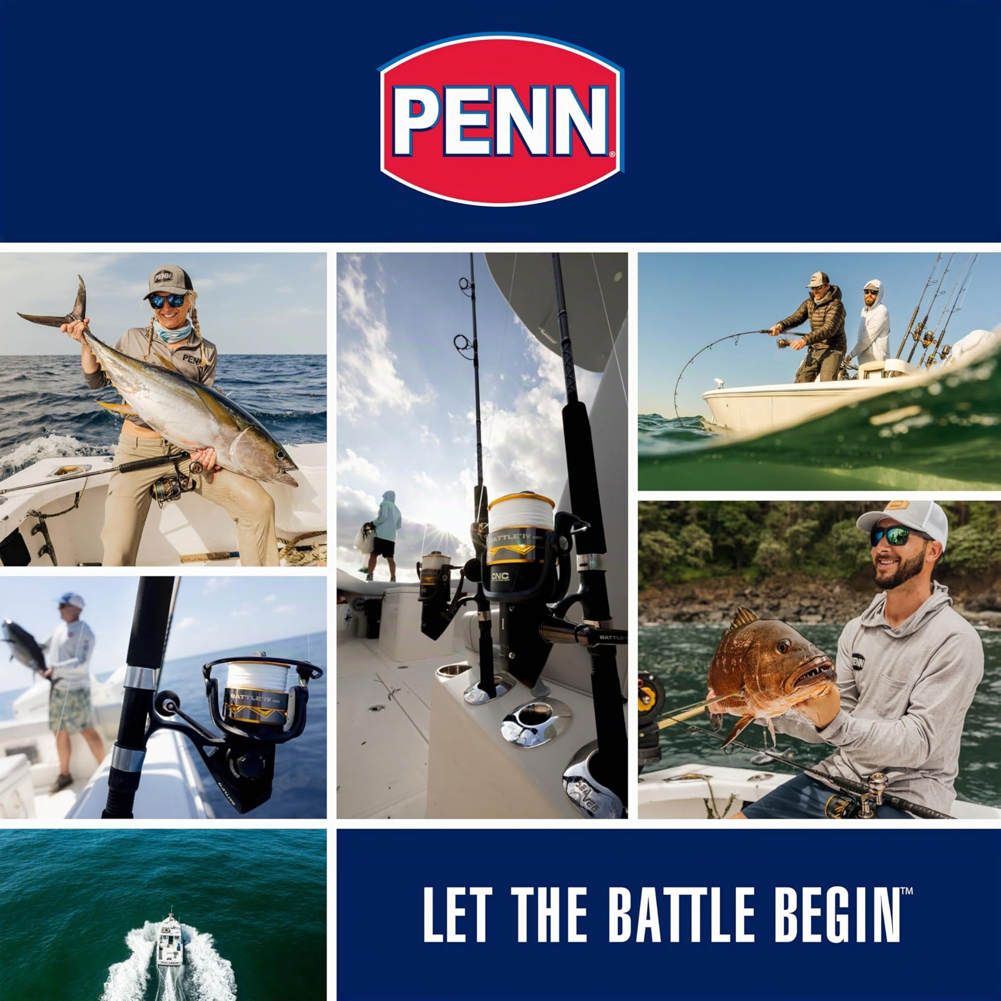 Penn Squall II Level Wind Konventionelle Angelrolle