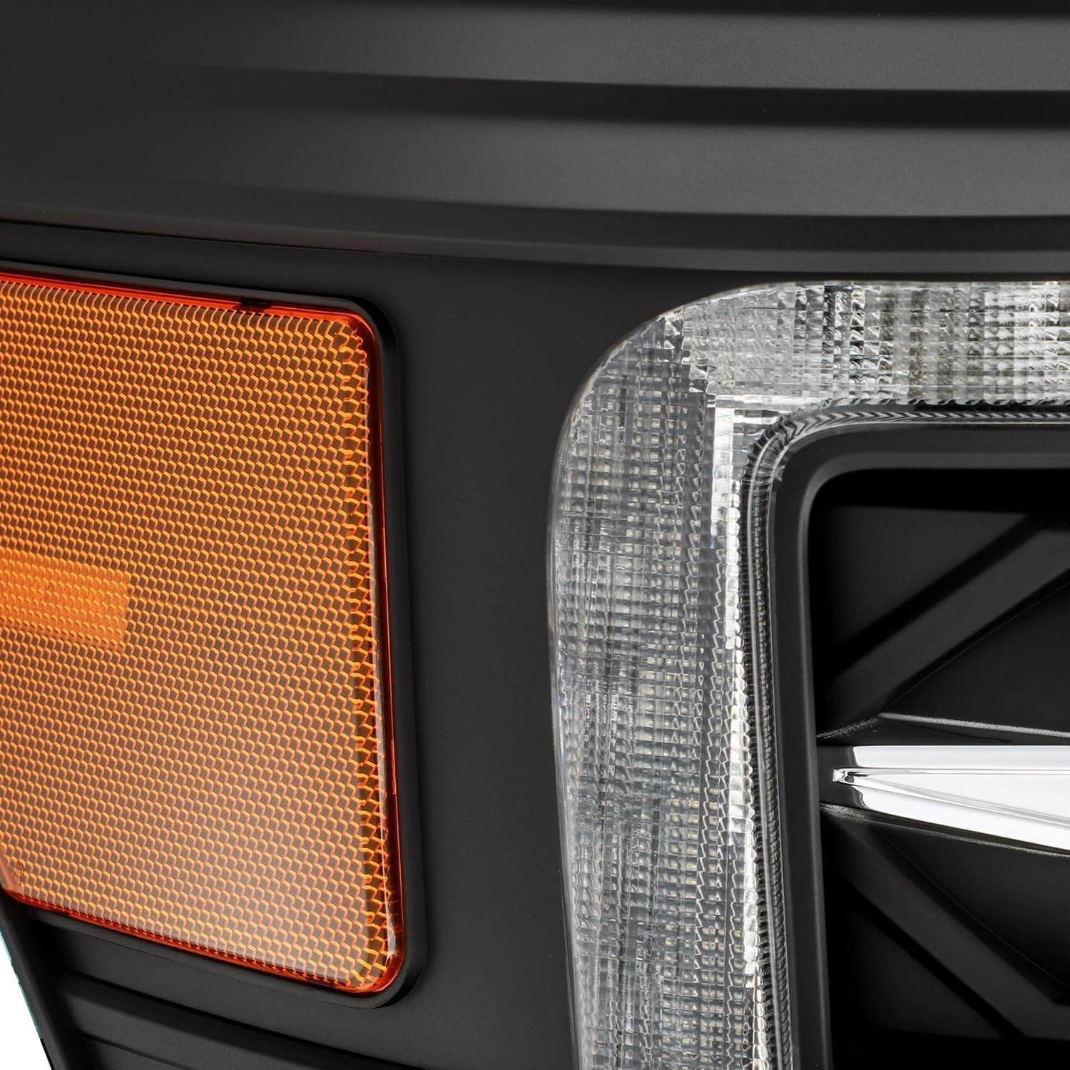 AlphaRex USA 880146 LUXX 20 Series LED Projector Headlights fits Ford F-250 Super Duty,Clear