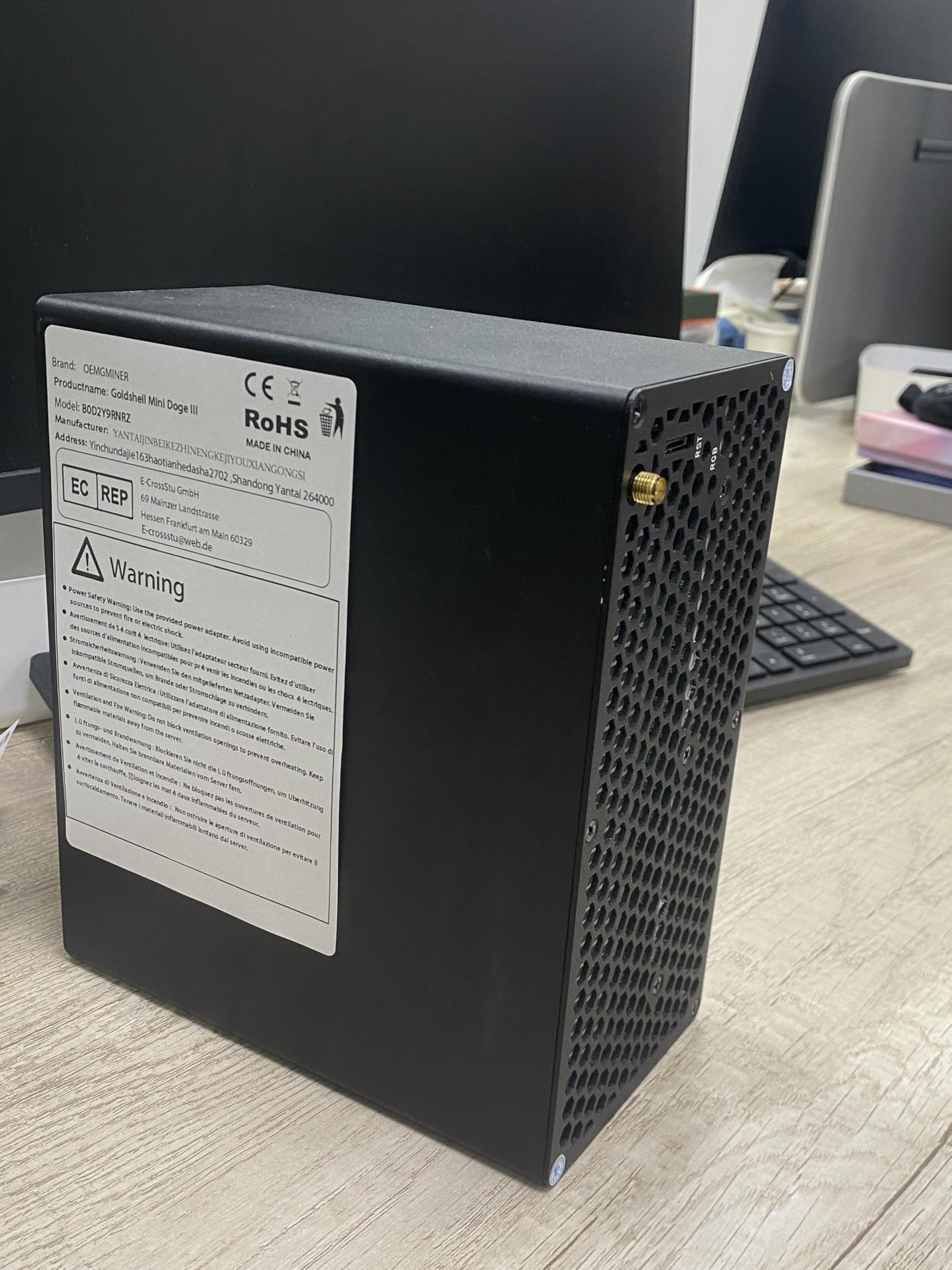 Amazon.com: New Goldshell Mini Doge 3 Ⅲ Miner for Doge Coin