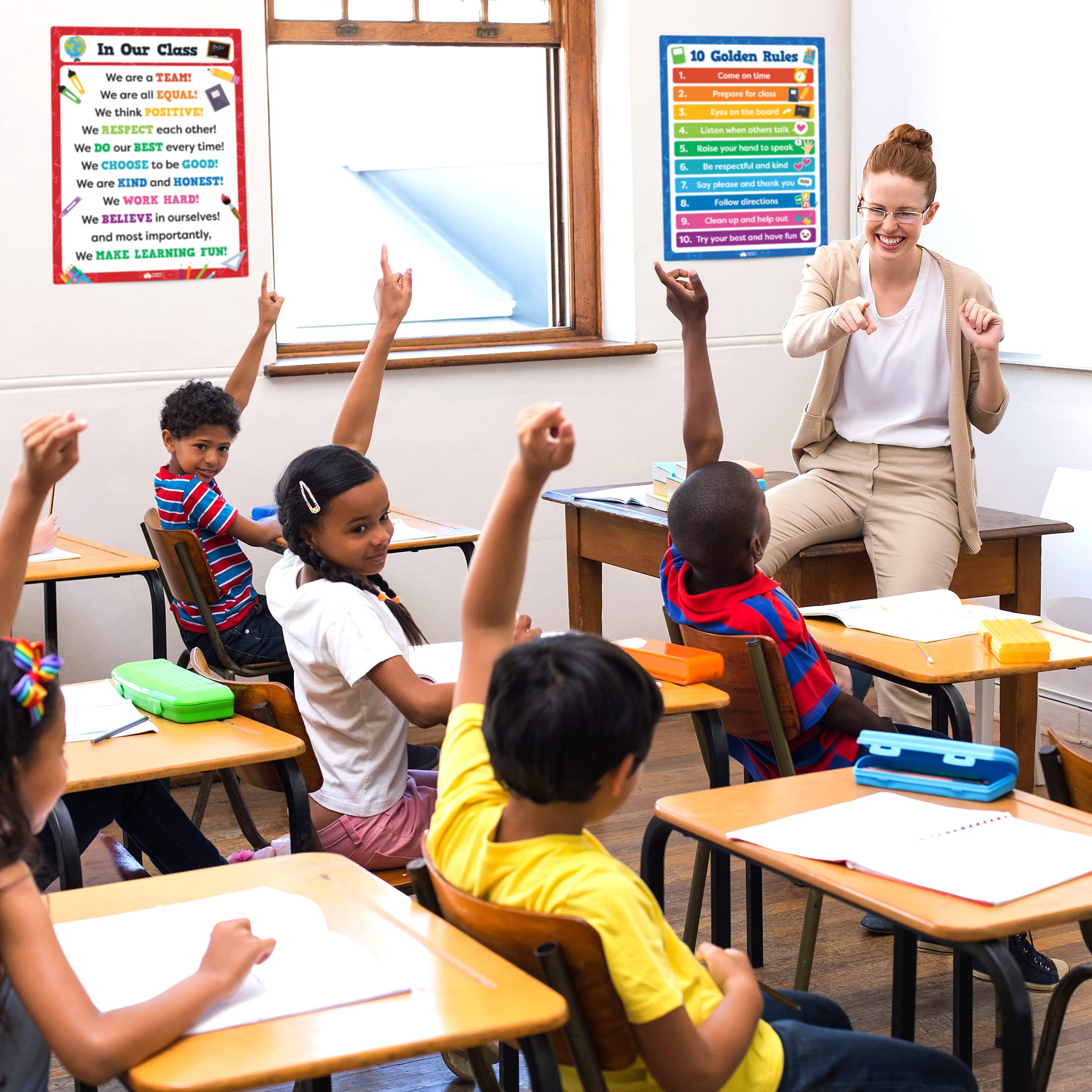 Buy Classroom Rules Posters For Kindergarten Elementary Middle School
