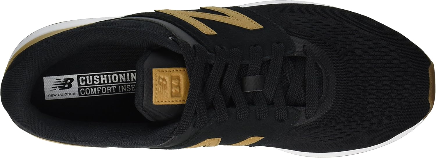 New Balance Men's 24 V1 Sneaker 10 Black/Bleck