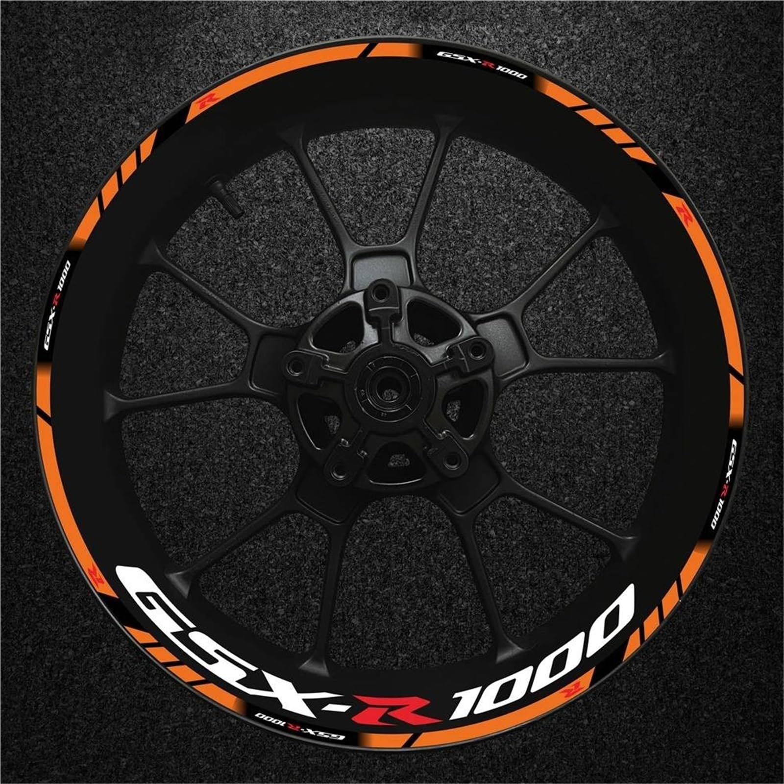 Wheel Stickers Motorcycle Reflective Wheel Decal for Suzuki GSXR1000 GSXR GSX-R 1000 GSX-R1000 Rim Stripe Decals Hub Stickers Rim Reflective Decal
