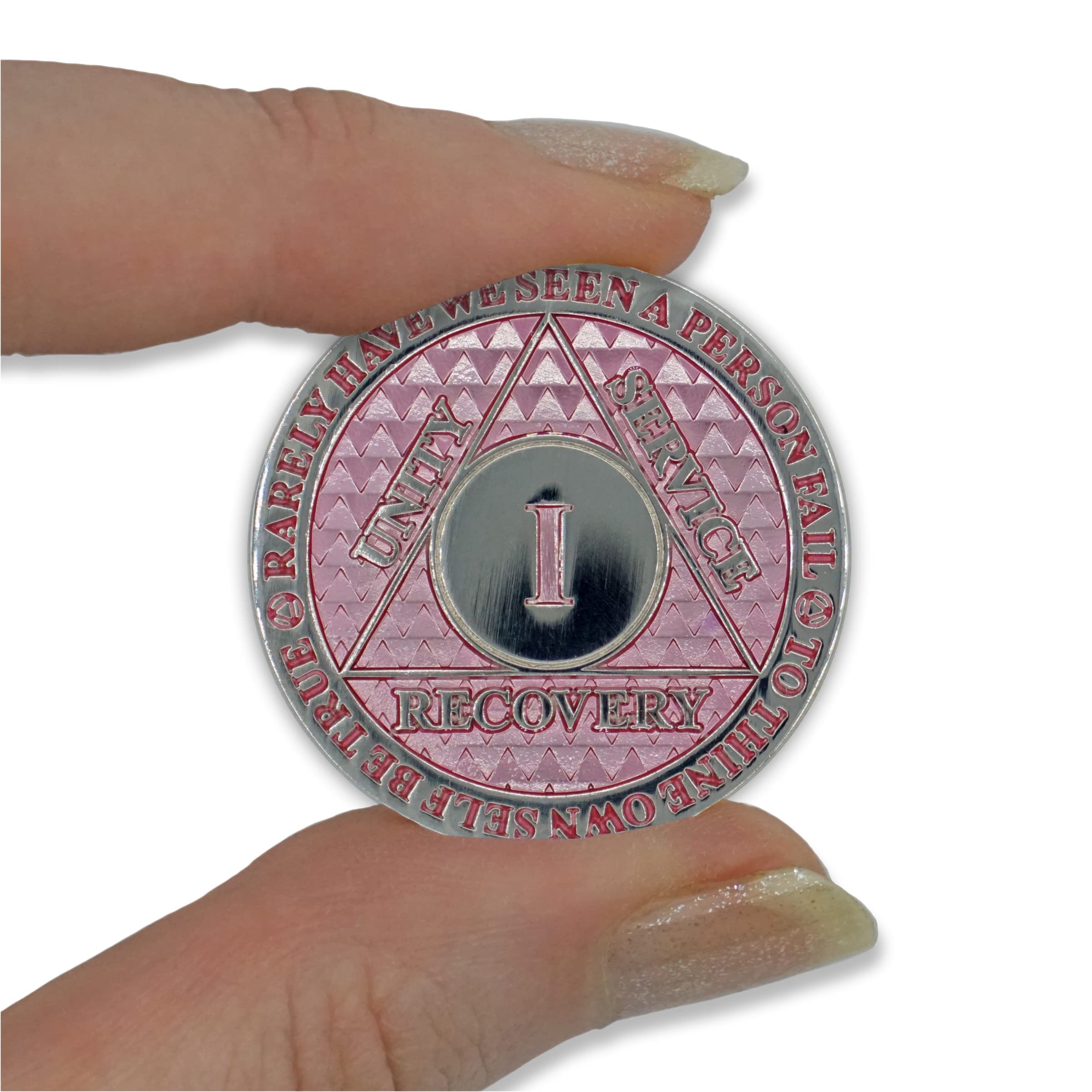 3年 節酒コイン | グリッター トライプレート AAチップ | 復旧記念トークン(ピンク) 4年 ソブリエティコイン | グリッター トライプレート  AAチップ | 復旧記念トークン(ピンク) 3年 ソブリエティコイン | トライプレートAAチップ | リカバリー記念トークン (パープル ...