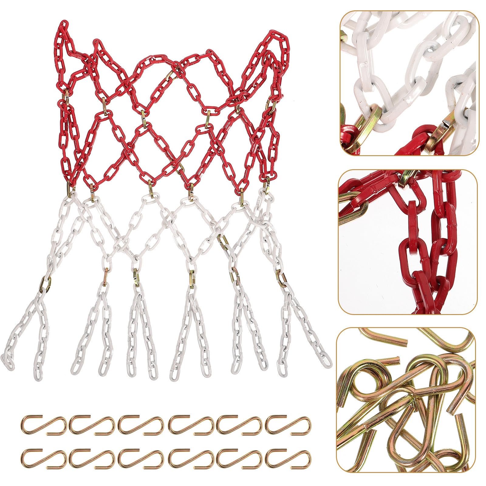 Red de Cadena de Baloncesto de Acero para Canasta Exterior