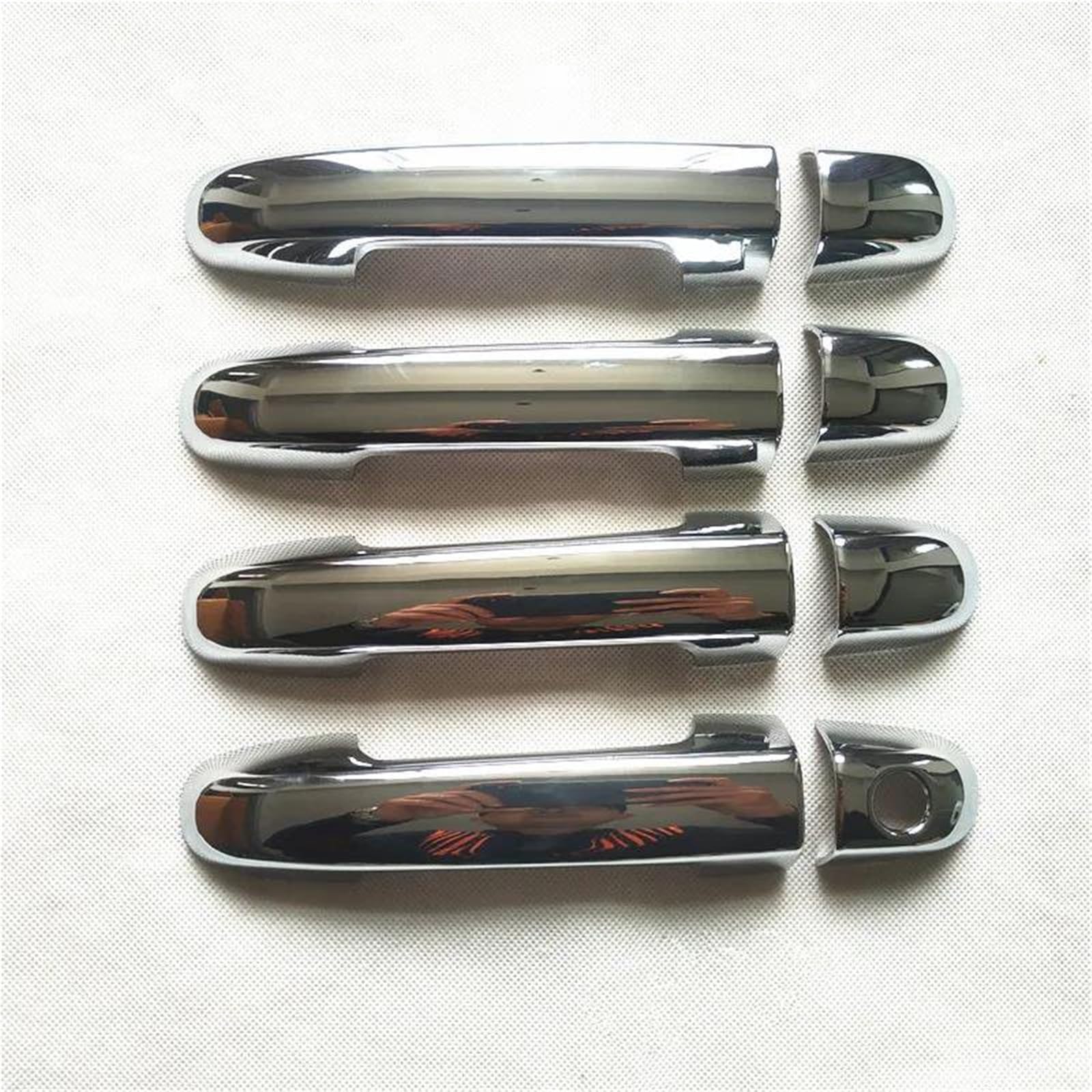 JTWMTY for Kia for Forte for Cerato for Koup TD 2008-2012 Car Door Handle Cover Trim Plastic Chrome Accessories(4 Door)