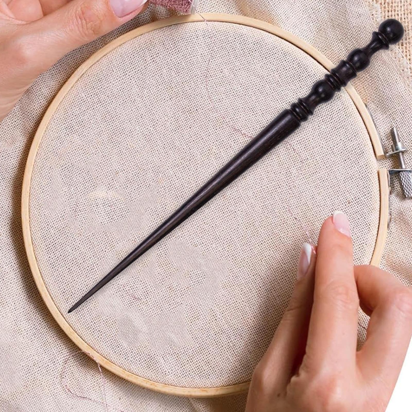 Strumento di levigatura per punto croce - Strumento di stiratura per Stiletto | Guida filo di precisione per ricamo, creativo per principianti ed esperti a casa, in laboratorio o in viaggio
