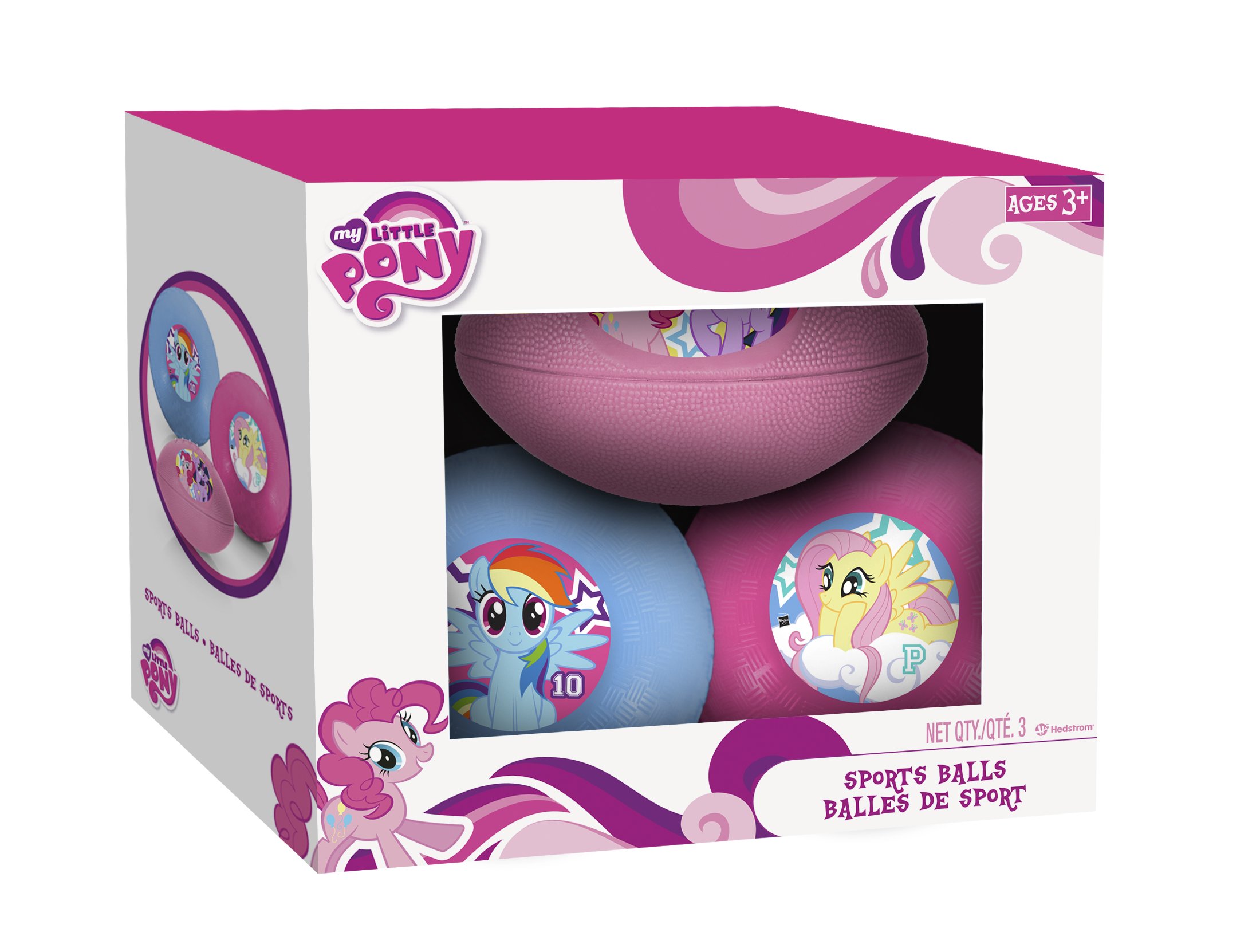 Hedstrom 52-0768BX Sports Balls, Pink