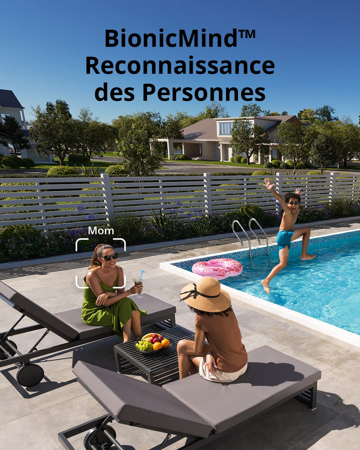 eufy Security eufyCam S330(eufyCam 3), Surveillance WiFi Extérieure sans Fil, Résolution 4K, Panneau Solaire Intégré, Vision Nocturne Couleur, Pas de Frais Mensuels, Nécessite HomeBase 3, Kit 2+1